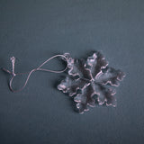 Pezzi 4 • Fiocco di neve cristallo daA • H 6,5 cm