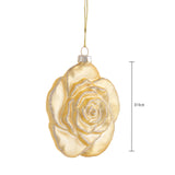 Pezzi 4 • Rosa vetro d. • H 10 cm