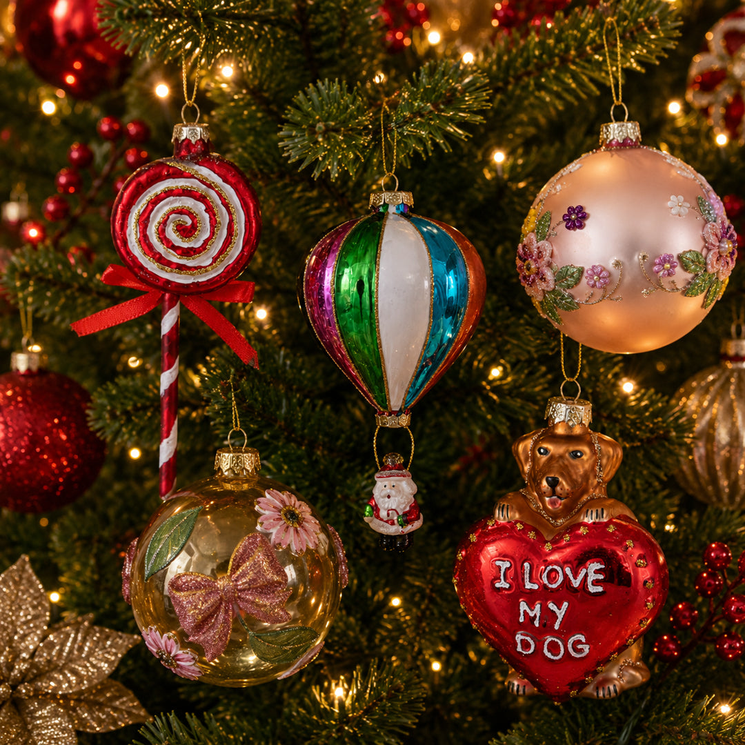 Pezzi 12 • Dec.candycane con fiocco • H 13,5 cm