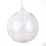 4 Pezzi • Sfera iridiscente • 10 cm