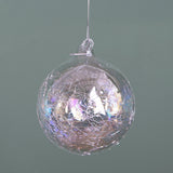 4 Pezzi • Sfera iridiscente • 10 cm