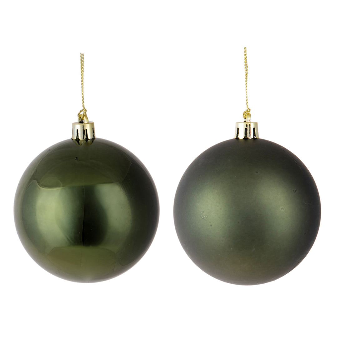 Set di 2 Sfere assortito Matt+Shiny  • 20 cm