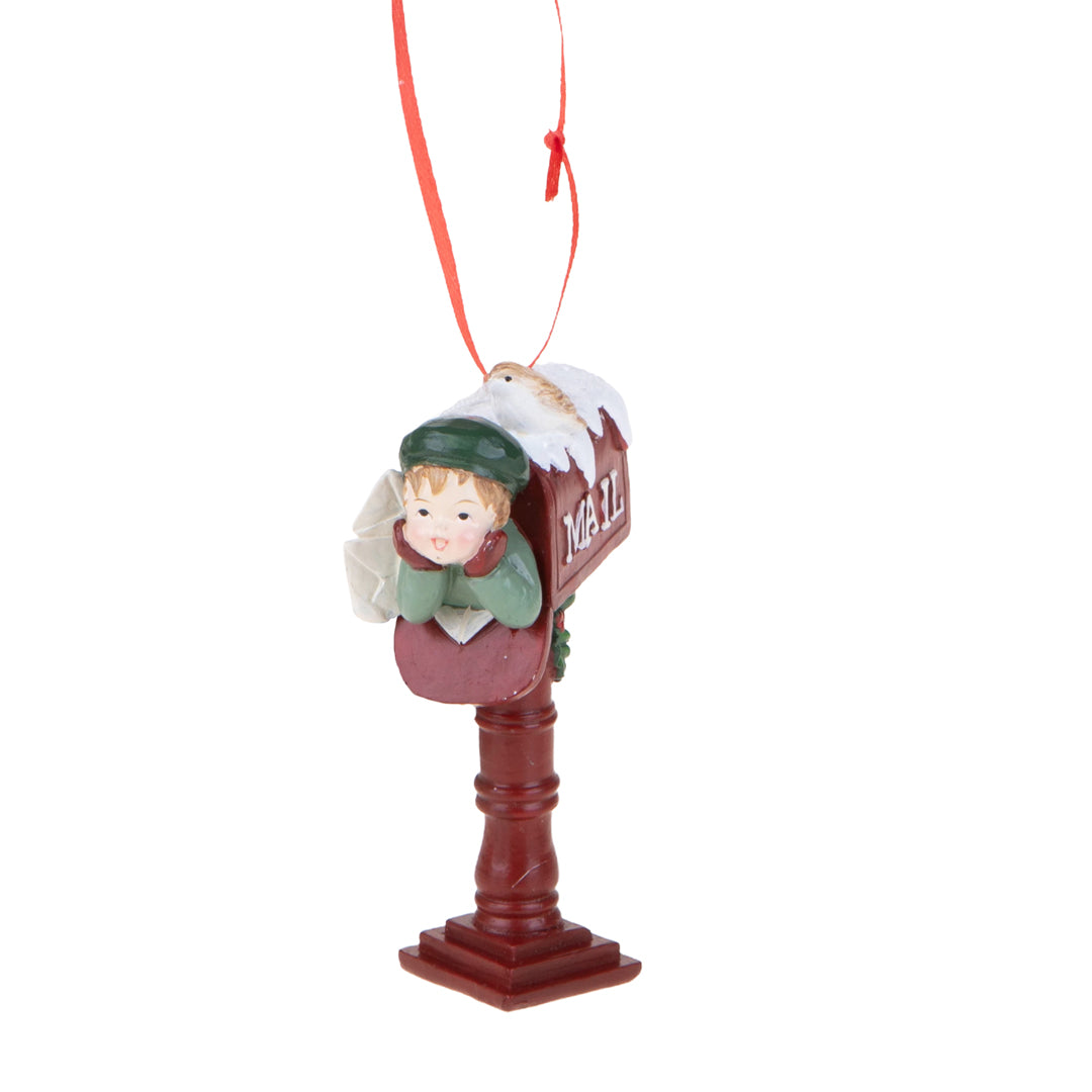 Pezzi 6 • Decoro daAppendere con bambino • H 12 cm