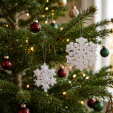 Pezzi 6 • fiocchi neve d. • H 12 cm