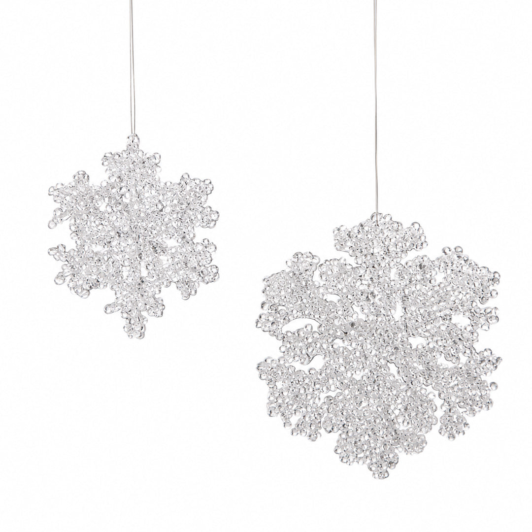 Pezzi 6 • fiocchi neve d. • H 12 cm