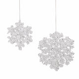 Pezzi 6 • fiocchi neve d. • H 12 cm