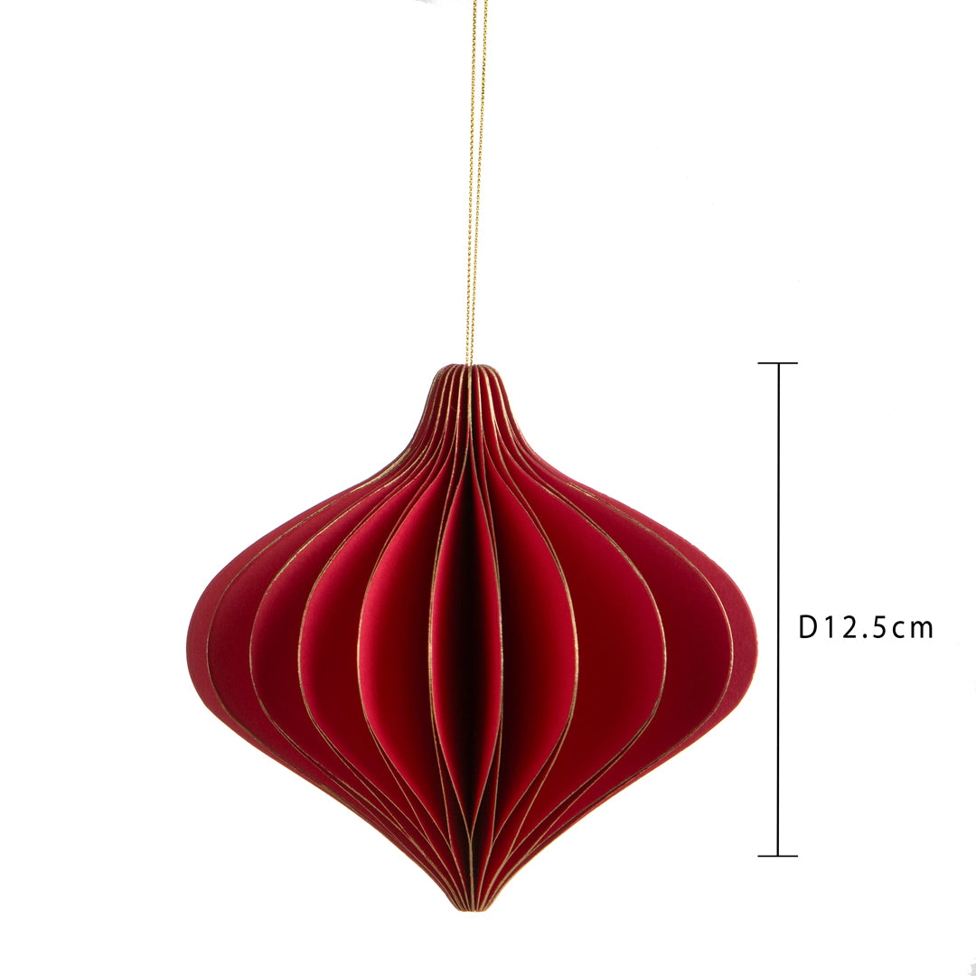 Pezzi 12 • Onion carta • H 12,5 cm