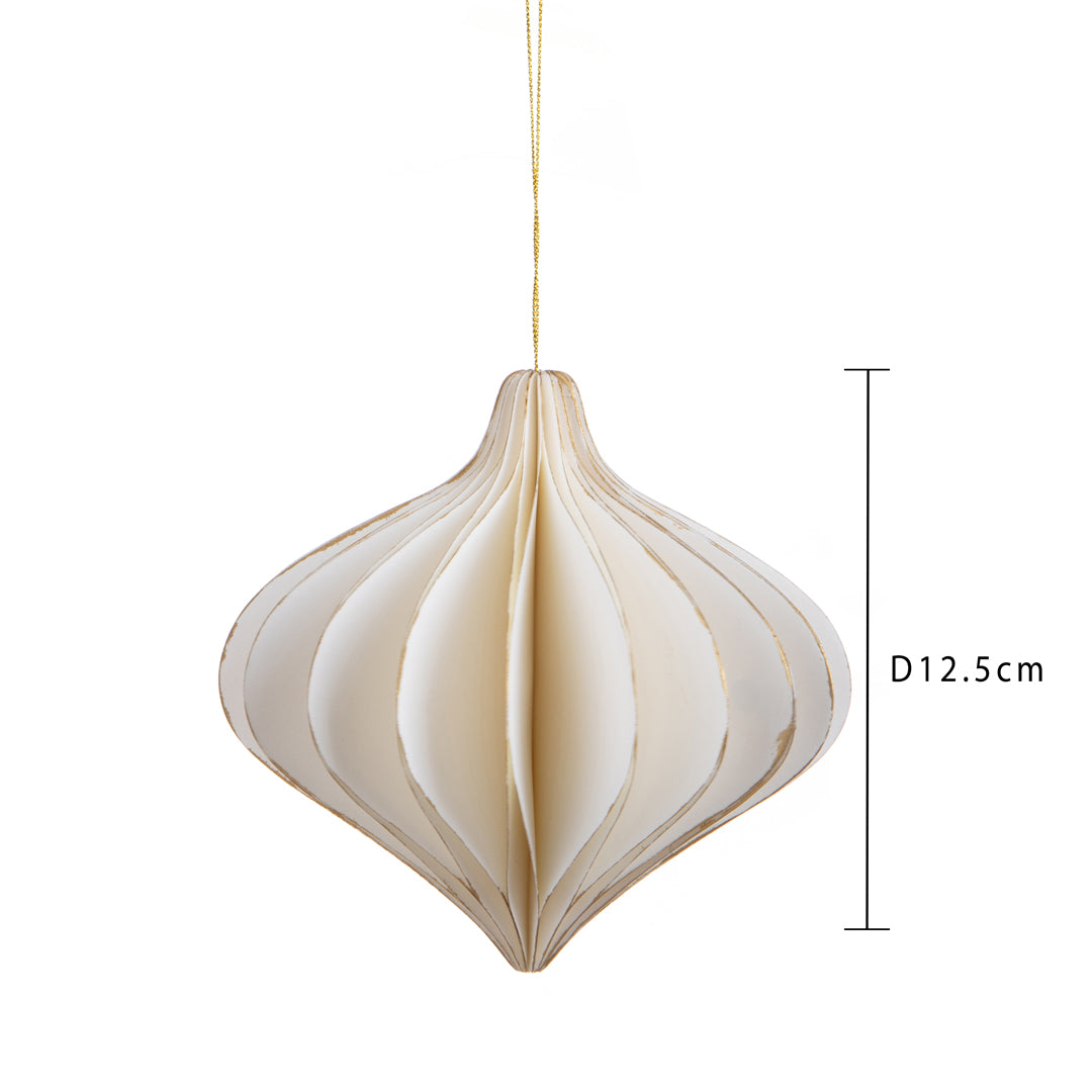 Pezzi 12 • Onion carta • H 12,5 cm