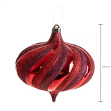 Cipolla con glitter spirale • H 20 cm
