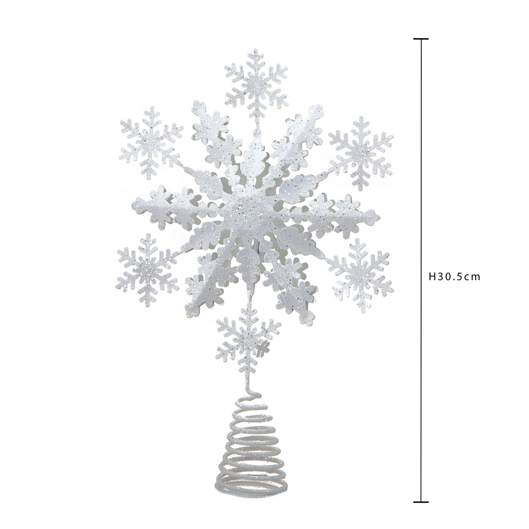 Puntale fiocco neve • H 30,5 cm