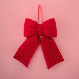 Pezzi 3 • Fiocco con diamanti • H 7 cm