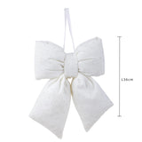 Pezzi 3 • Fiocco con diamanti • H 7 cm