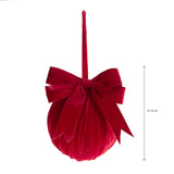 Pezzi 6 • Sfera con fiocco • H 12 cm