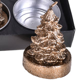 2 Pezzi •  Porta tealight Albero Natale 6 Pz  • 5,5 cm