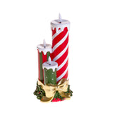 led con fiocco dorato • H 22,5 cm