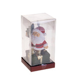 Santa santa su p/dono con led • H 13,5 cm