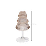 Pezzi 6 • PortacandelaAlbero • H 16 cm