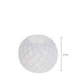 Pezzi 6 • Porta tealight con decoro • H 8 cm