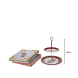 Alzata con b.natale • H 48 cm