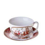 Tazza con piatto con b.nat. con gift box • H 16,2 cm