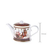 Teiera con bbbo natale in gift box • H 10,6 cm