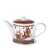 Teiera con bbbo natale in gift box • H 10,6 cm