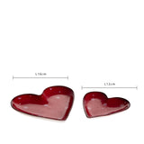 Pezzi 3 • 2 svuotatasche cuore • H 2,2 cm