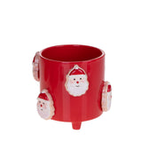 Cachepot con babbo natale • H 15 cm