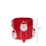 Cachepot con babbo natale • H 15 cm