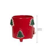 Cachepot con Albero Natale • 18,8 cm