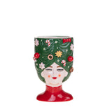 Cachepot d.13,5h. regina natale • H 21,5 cm