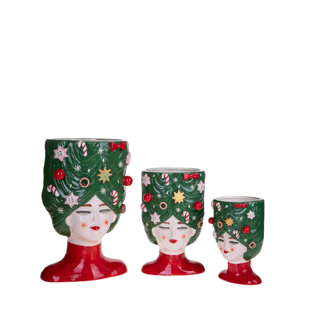 Cachepot regina natale • H 36 cm