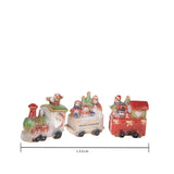 Treno di natale in ceramica • 12 cm