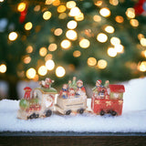 Treno di natale ceramica • H 12 cm