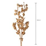 Pezzi 12 • Ramo con bacche oro • H 80 cm