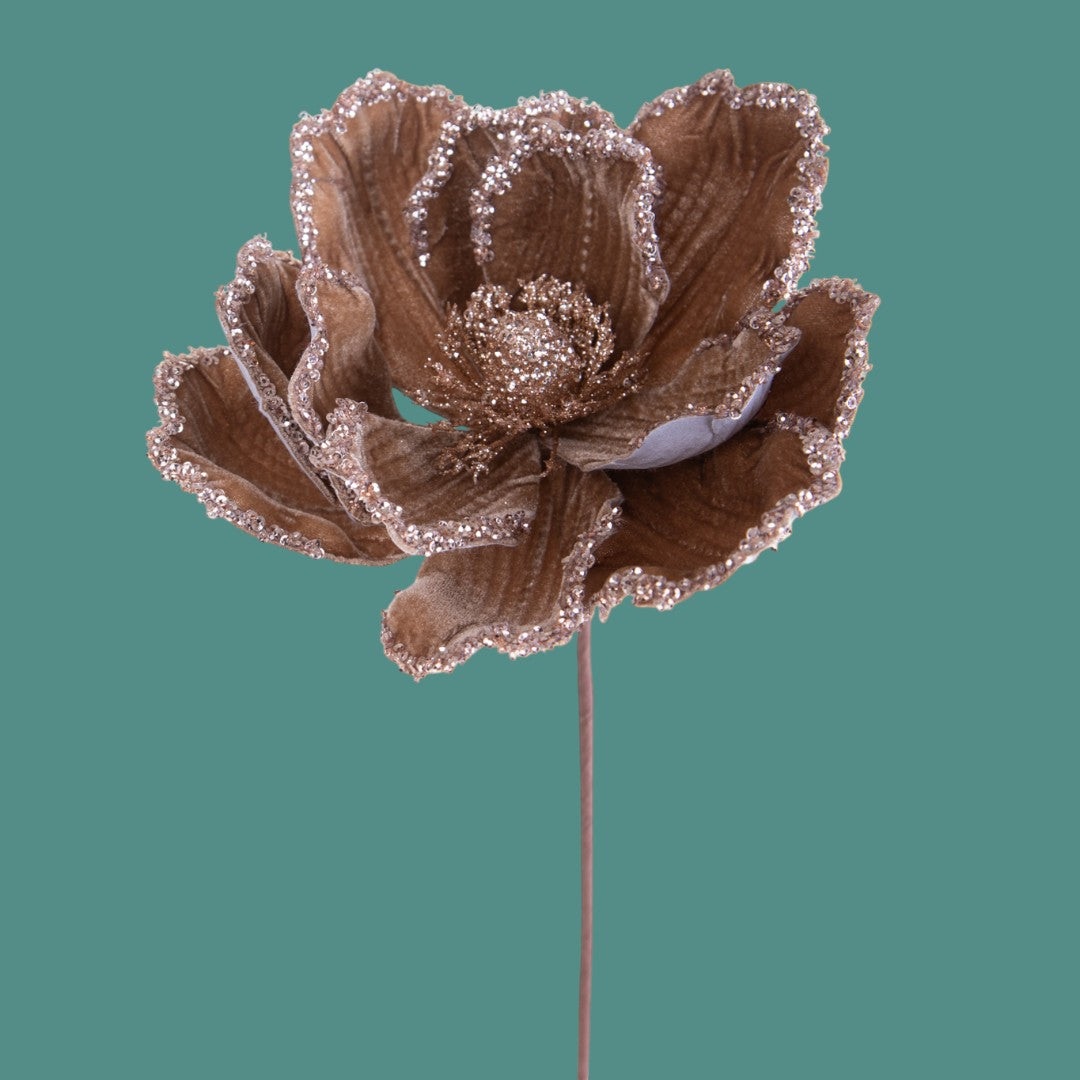 Pezzi 12 • Fiore magnolia • H 51 cm