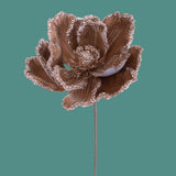 Pezzi 12 • Fiore magnolia • H 51 cm