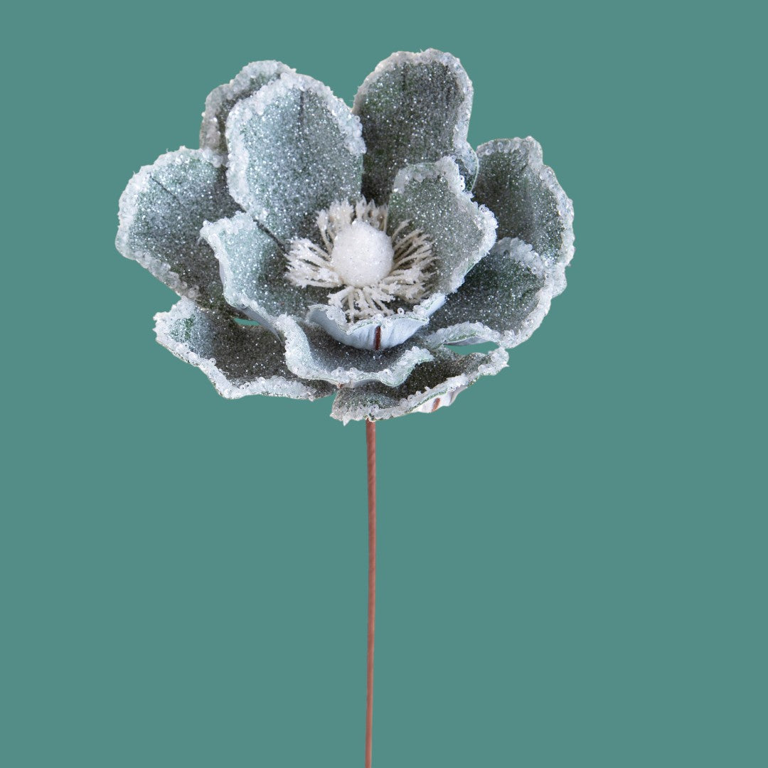 Pezzi 12 • Fiore magnolia • H 51 cm