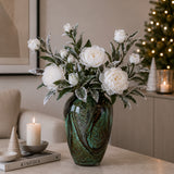 Pezzi 12 • Peonia con neve • H 71 cm