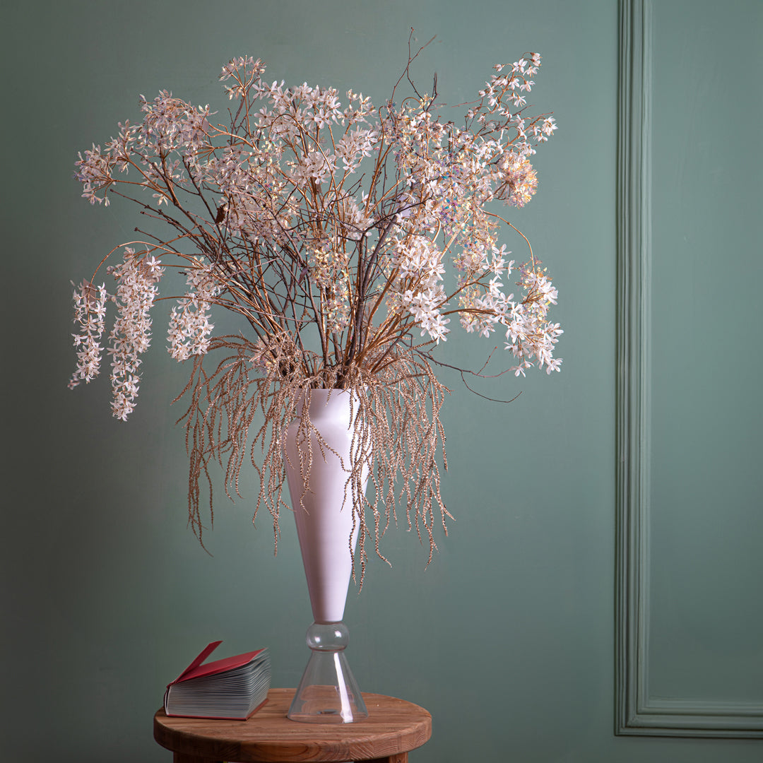 Pezzi 6 • Ramo delphinium x3 • H 112 cm