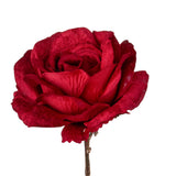 Pezzi 12 • Rosa singola velvet • H 65 cm