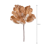 Pezzi 12 • Magnolia con paillette • H 50 cm