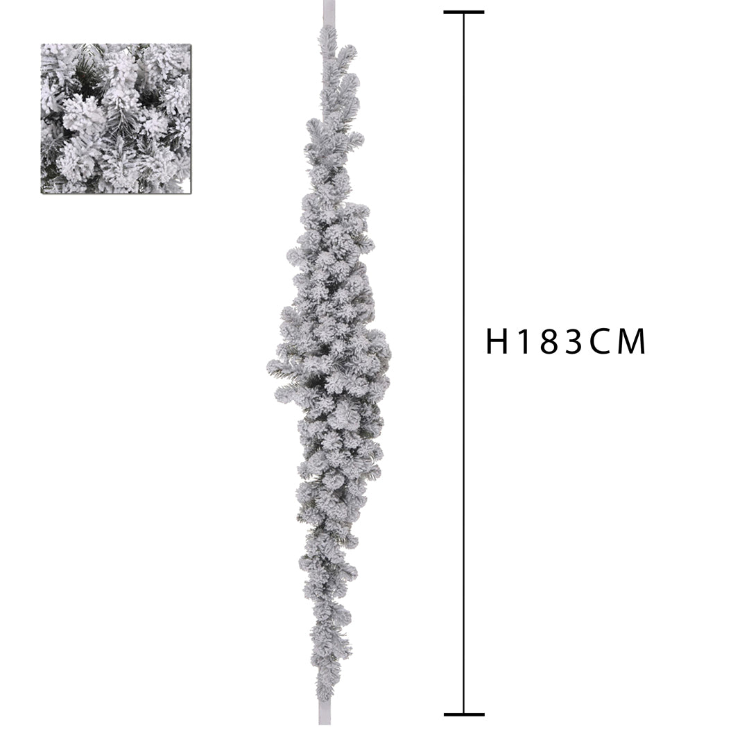 Sopra porta abetone innevato 150 tips • 180 cm