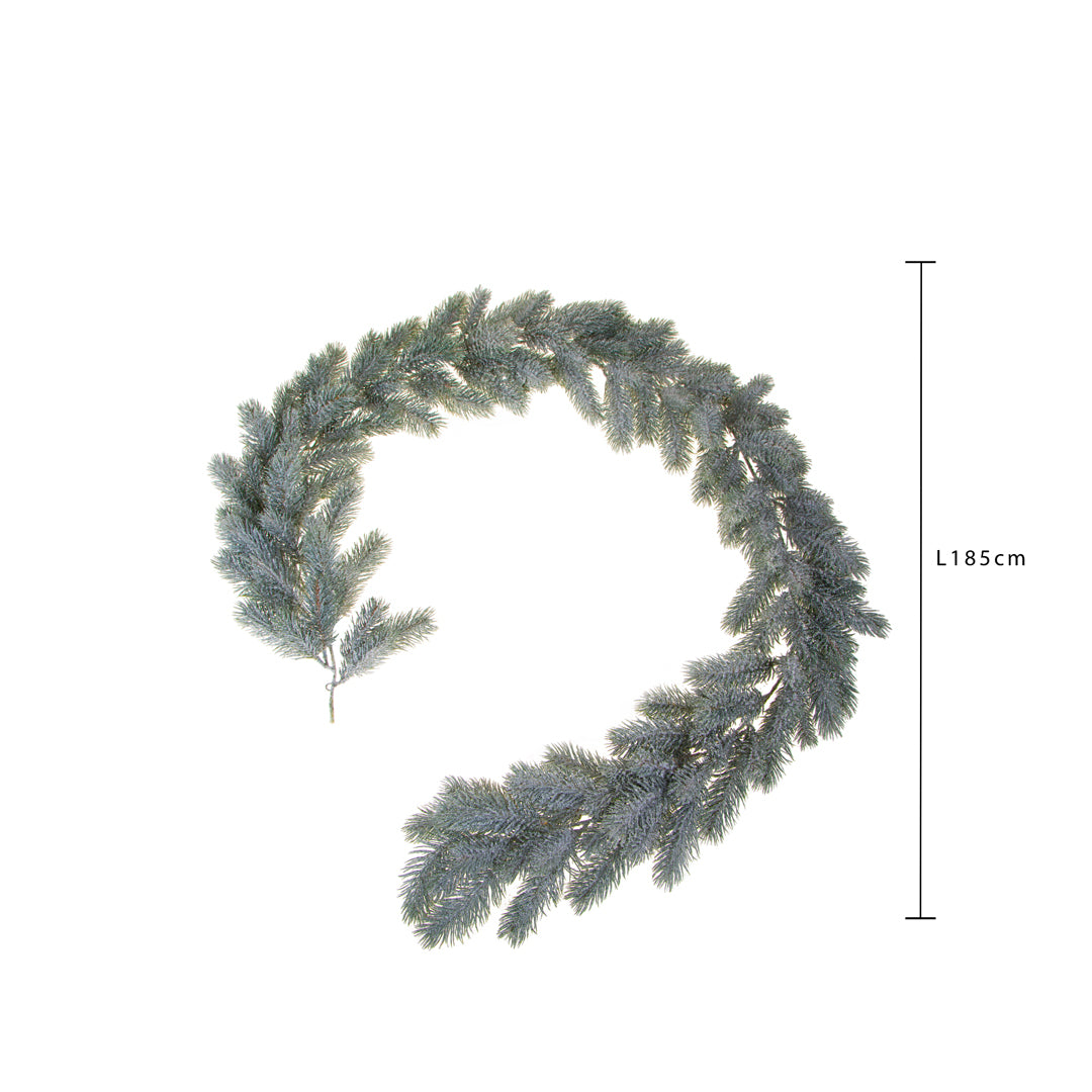 Ghirlanda abete glitter 168 tips • 185 cm