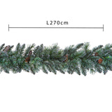 Ghirlanda argentata 200 tips • 270 cm