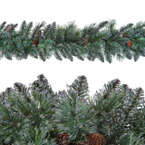 Ghirlanda argentata 200 tips • 270 cm