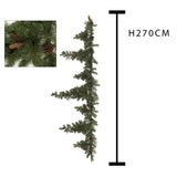 Ghirlanda con pine/drop 333t • H 75 cm