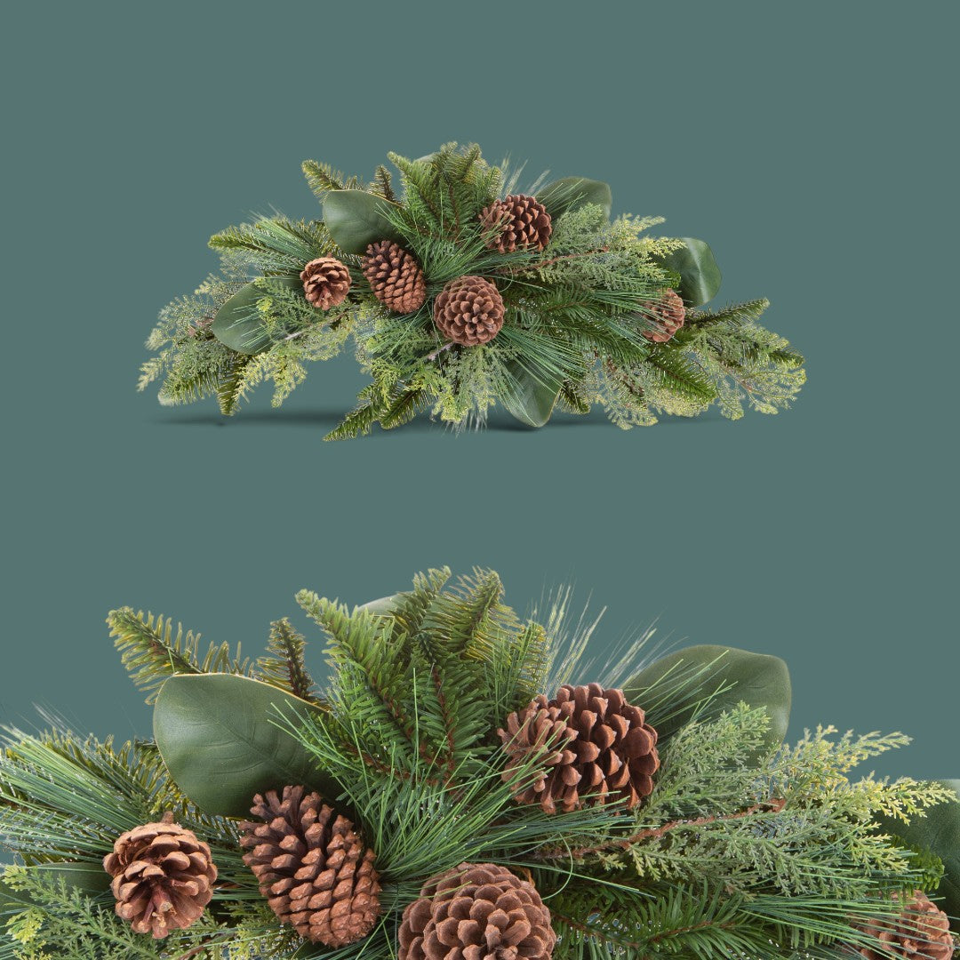 Sopraporta green pine • H 20 cm