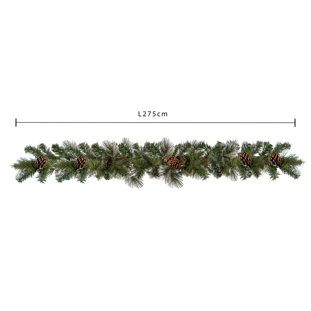 Ghrilanda con pigne 180 tips • H 25 cm