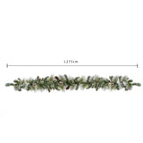 Ghrilanda Innevata con Pigne 180 Rami  • 25 cm